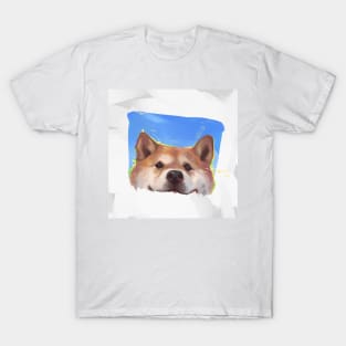 Peekaboo Shiba T-Shirt